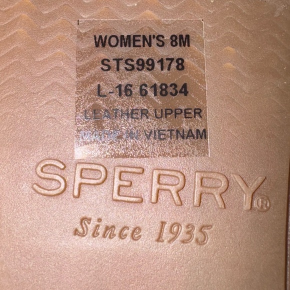 SPERRY Women's Coil Ivy Canvas Boat Shoes. Size 8. NWOT No box - Picture 10 of 11